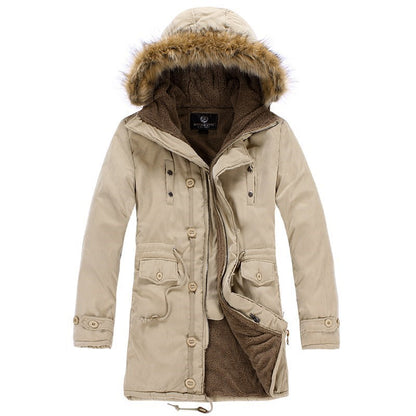 Men's Warm Overcoat Winter Coat Parka Cotton Jackets