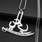 Arabic Palestine Pendant Necklace All-match Stainless Steel Electroplated Ornament